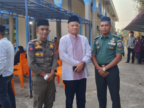 Wabup Kampar Safari Ramadhan di Masjid Baitul Huda Desa Lipat Kain Utara Dikawal Satpol-PP Kampar
