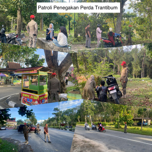 Masih Berjualan Diatas Trotoar, Petugas Satpol-PP Kampar Tertibkan PKL Nakal