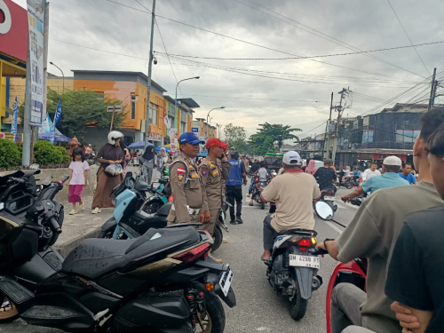 Pasar Tumpa Bangkinang Diawasi Satpol PP untuk Jaga Ketertiban