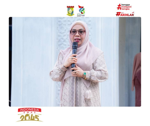 Bupati Misharti Ajak Perkuat Pendidikan Karakter Lewat Pawai Taaruf di Kampar