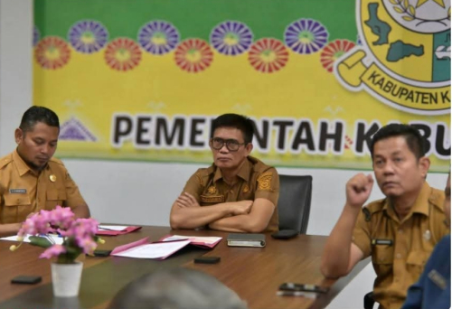 Asisten II Wakili Bupati Kampar dalam Rakor Pengendalian Inflasi Daerah