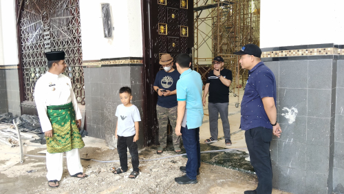 Kasatpol PP Kampar Pastikan Masjid Islamic Center Siap Digunakan