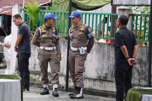 Festival Lomang Berlangsung Tertib, Satpol PP Kampar Siaga di Titik Rawan