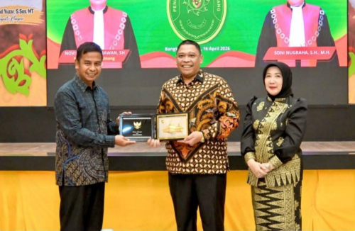 Pisah Sambut Ketua PN Bangkinang, Bupati Kampar Tekankan Kolaborasi Lintas Lembaga