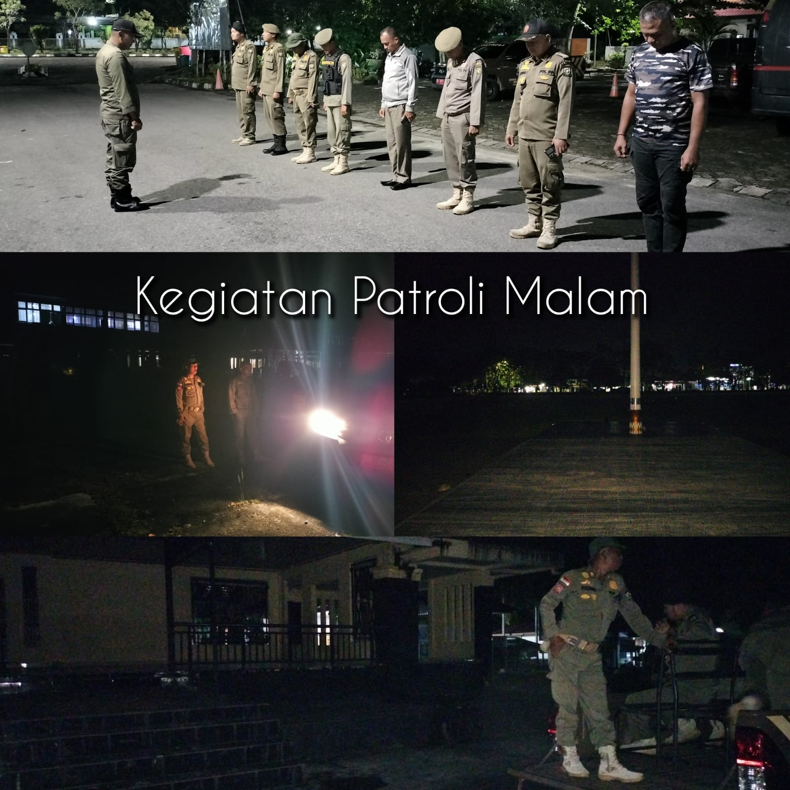 Pelanggar Peraturan Daerah Jadi Target Satpol-PP Kampar Patroli Minggu Malam