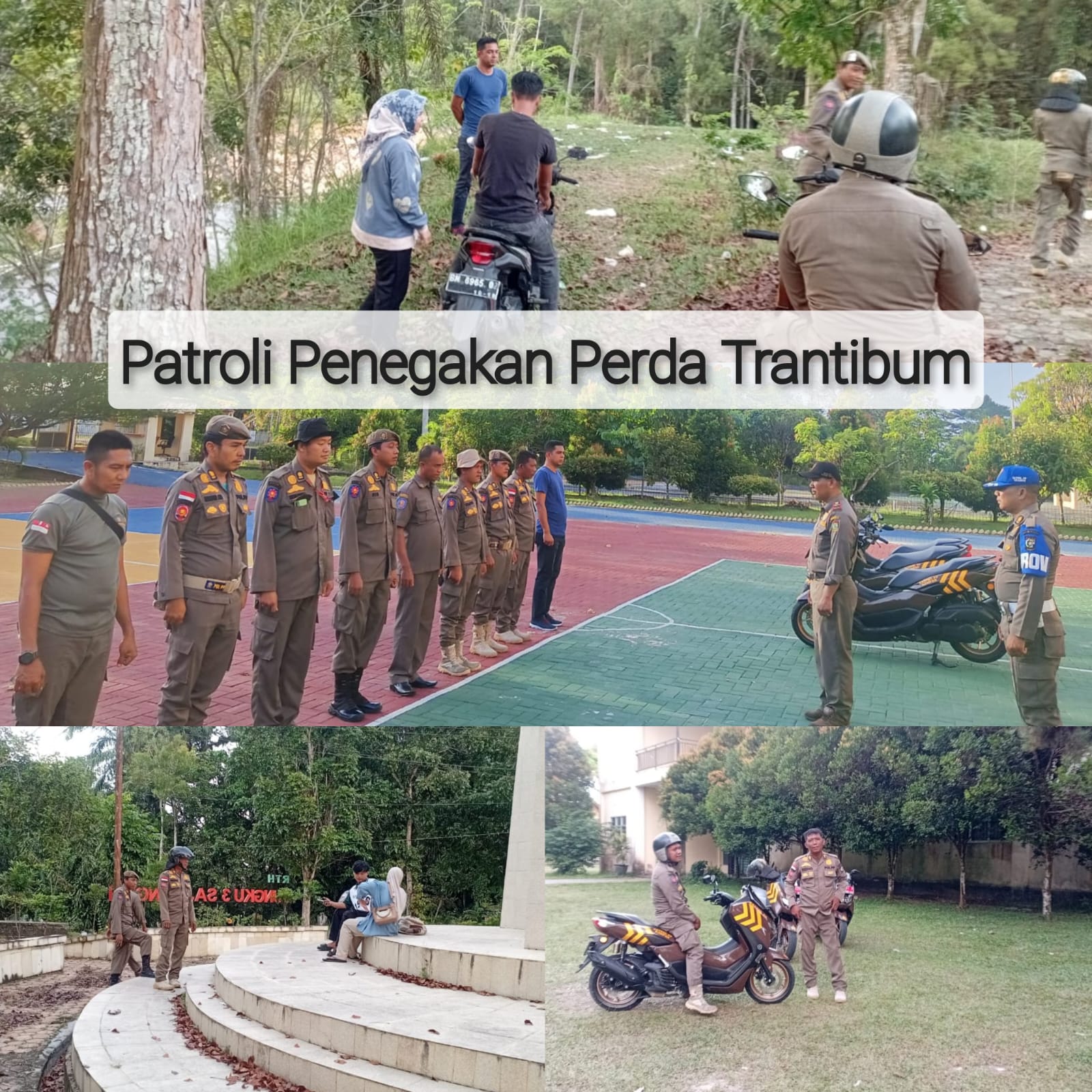 Sesuai Perda, Satpol-PP Kampar Kampanyekan Jaga Ketertiban Umum