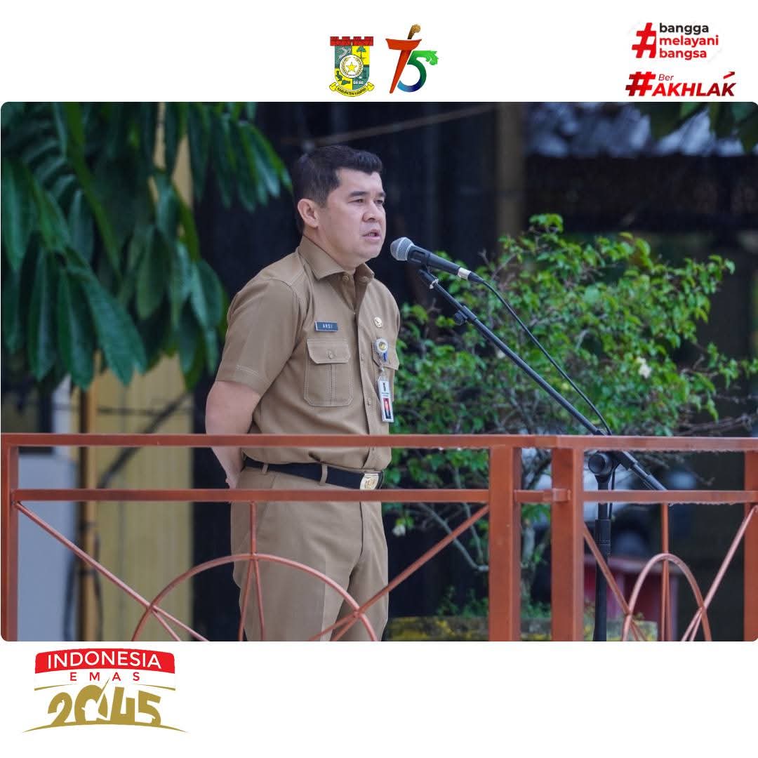 Pimpin Apel Pagi, Pj Sekda Kampar Ingatkan ASN Soal Disiplin dan Integritas