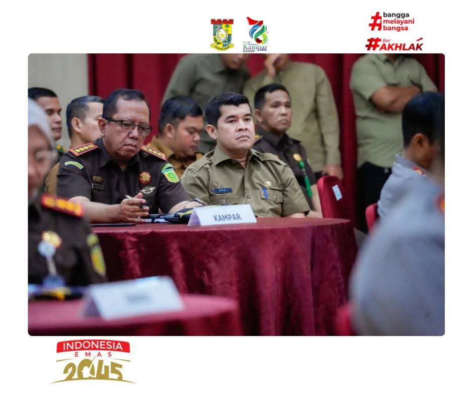 Pj Sekda Kampar Hadiri Forum Forkopimda Riau, Dorong Tata Kelola Perkebunan Transparan