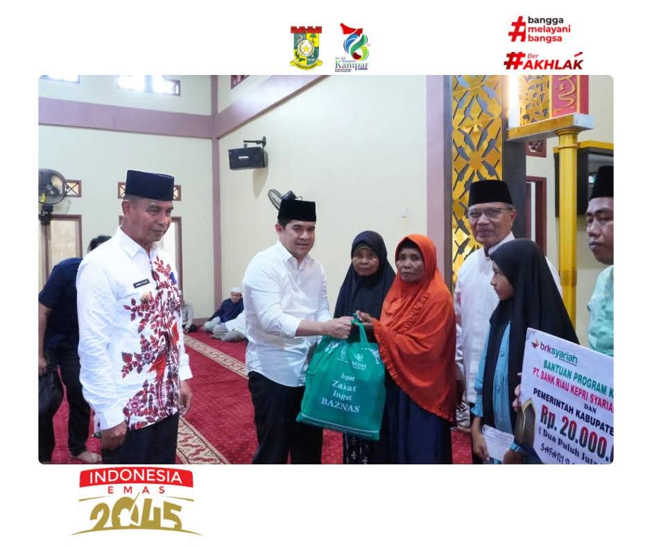 Safari Ramadhan, Bupati Kampar Tegaskan Komitmen Perbaikan Jalan dan Jembatan