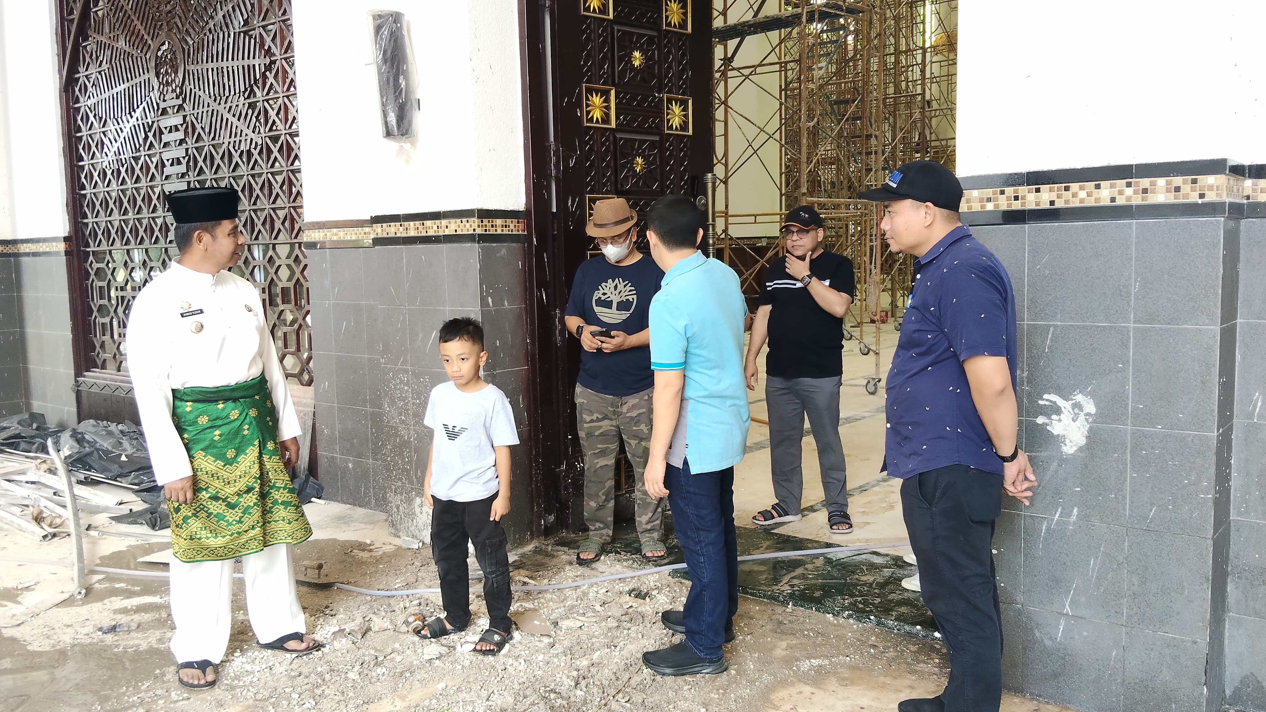 Kasatpol PP Kampar Pastikan Masjid Islamic Center Siap Digunakan