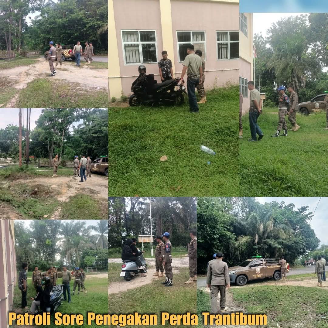 Patroli Satpol PP Kampar, Pasangan Non-Muhrim Diberi Edukasi di Tugu Batu Hitam