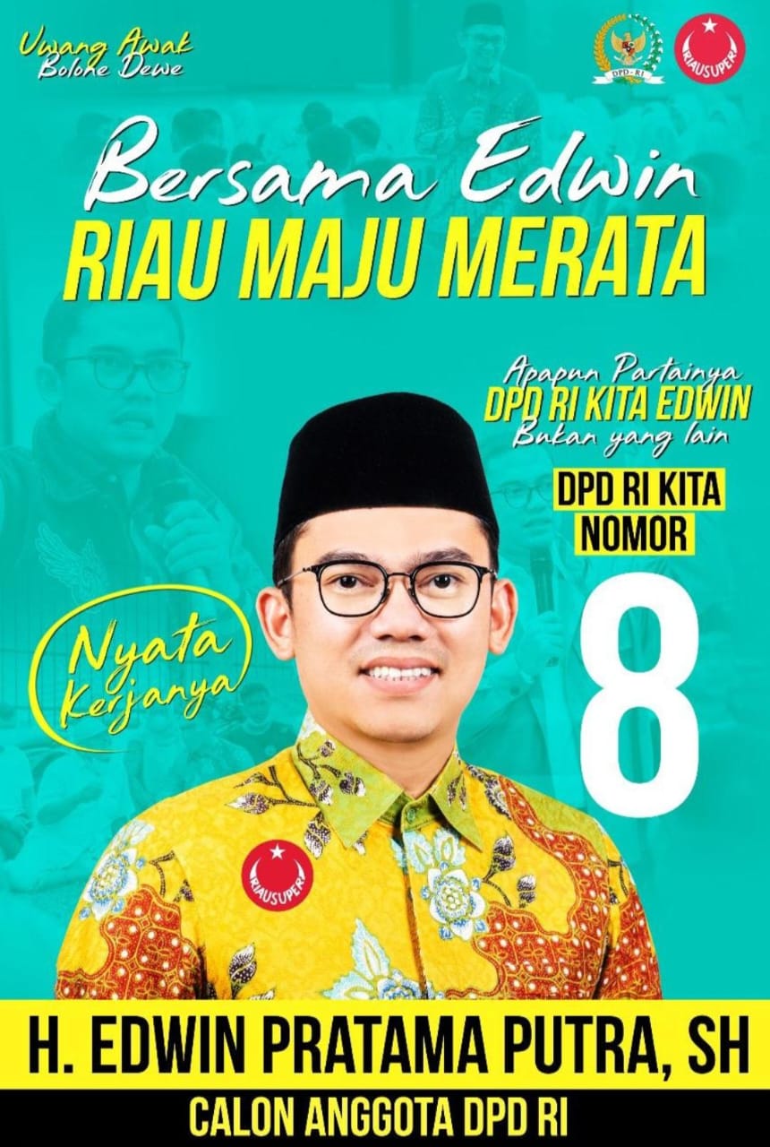 Senator Edwin Pratama Putra Hantarkan Formulir Bupati Kampar ke DPD PKS